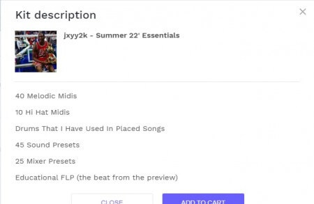 jxyy2k Summer 22' Essentials WAV MiDi Synth Presets DAW Templates